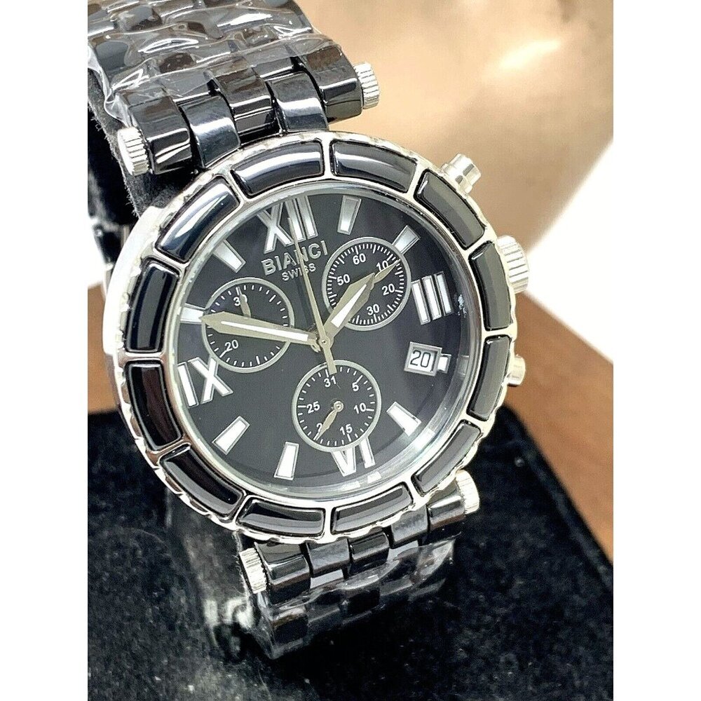 Roberto Bianci Women's Watch B268 Galeria Quartz Chronograph Ceramic 36mm